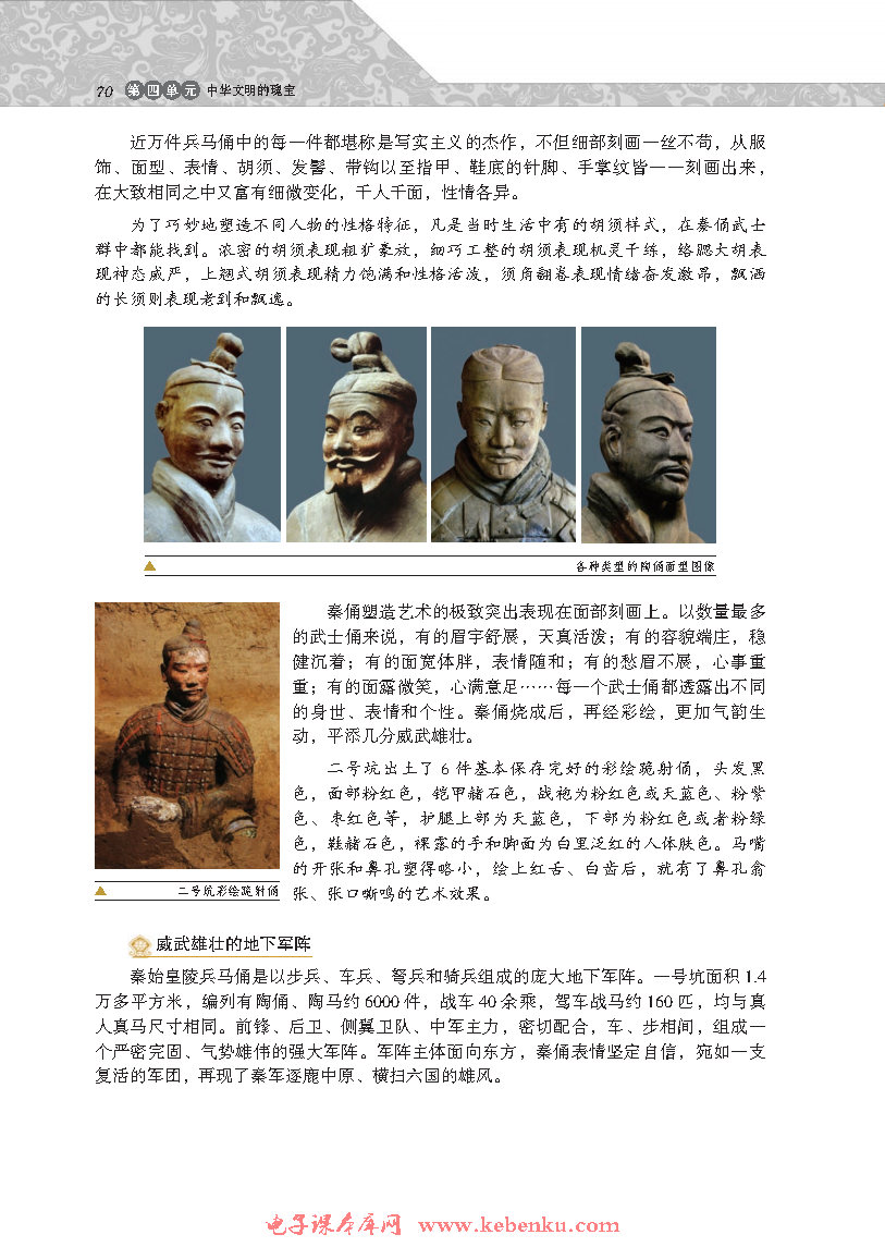 兵马俑文化遗产资料图片